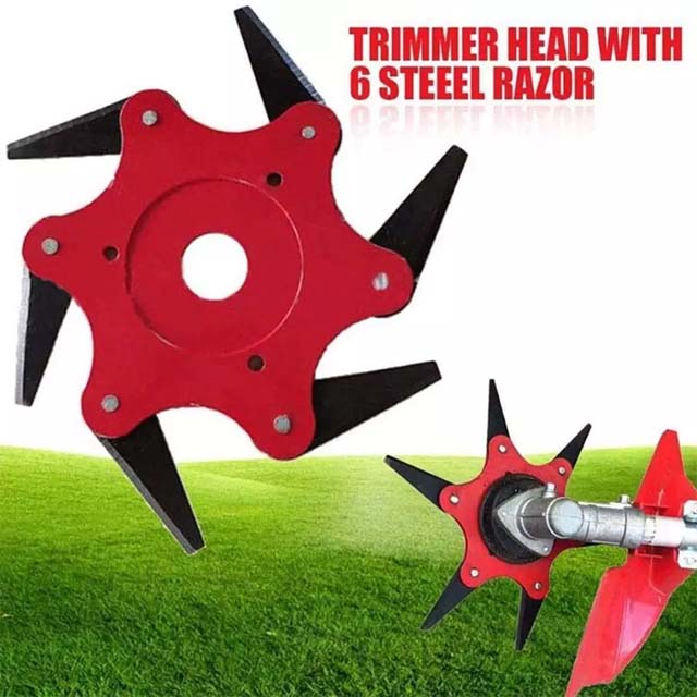 6 T blade 6T Steel Trimmer Brush Cutter Blade